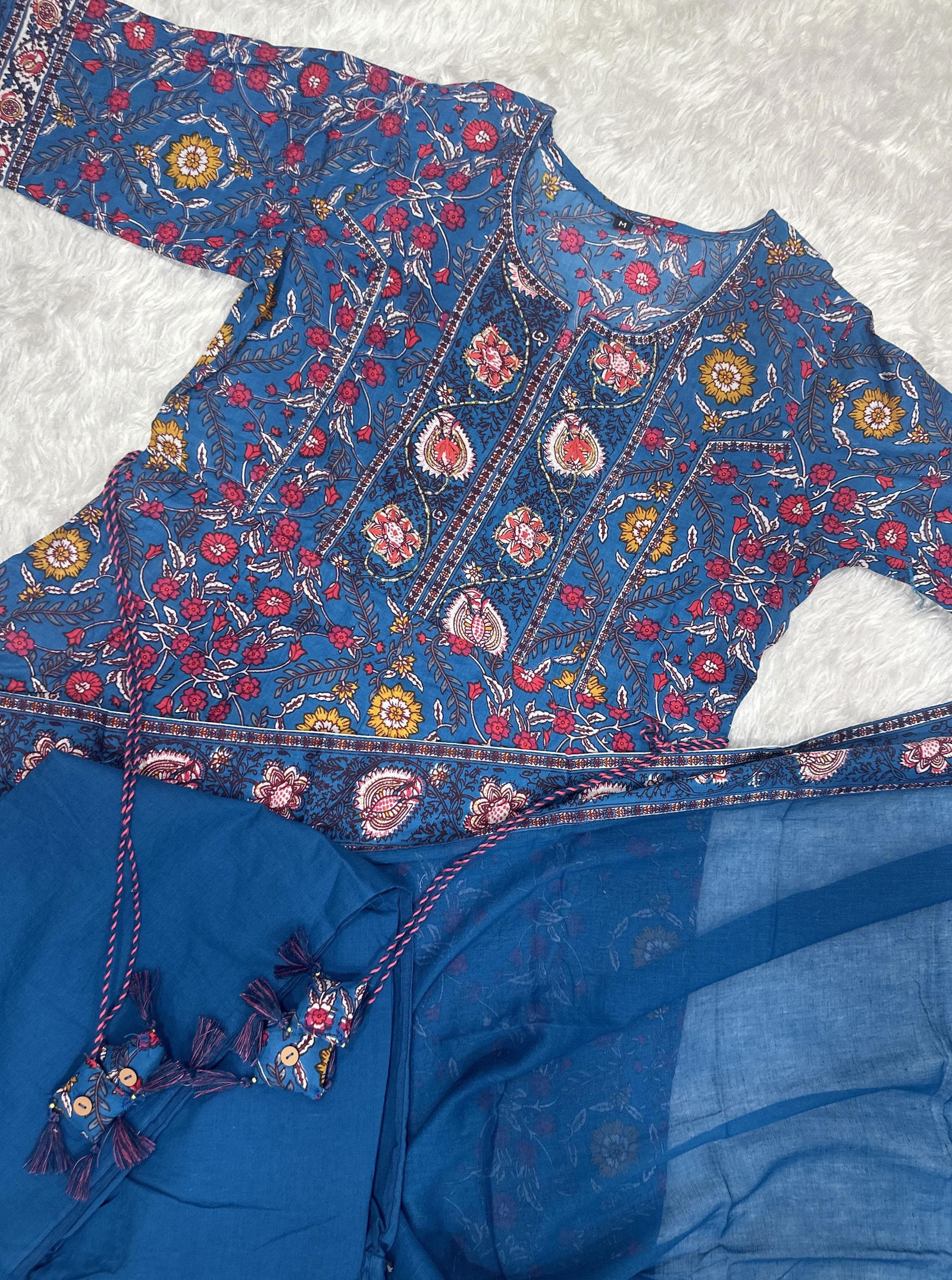 Keshav Soft Cotton Printed Anarkali Kurti With Bottom Dupatta Wholesale Market In Surat With Price